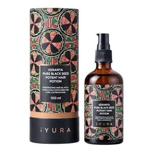 *IYURA KERANYA PURE BLACK SEED POTENT HAIR POTION 100ML - BNIB (EXP. 10.2024)
